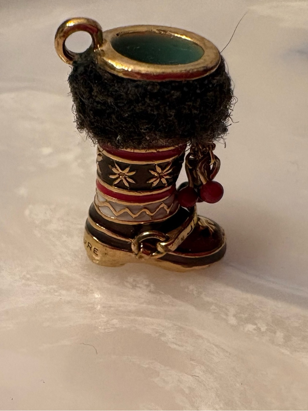 Juicy Couture HTF winter boot charm Nordic Y2K